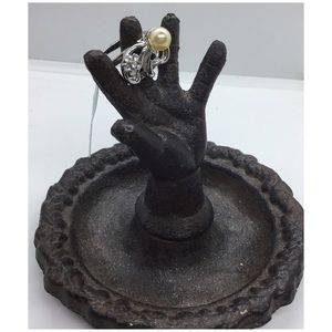 Faux Pearl Style Ring